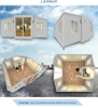 Expandable Container House Casas Prefabricadas Ready Sunrooms & Glass Houses