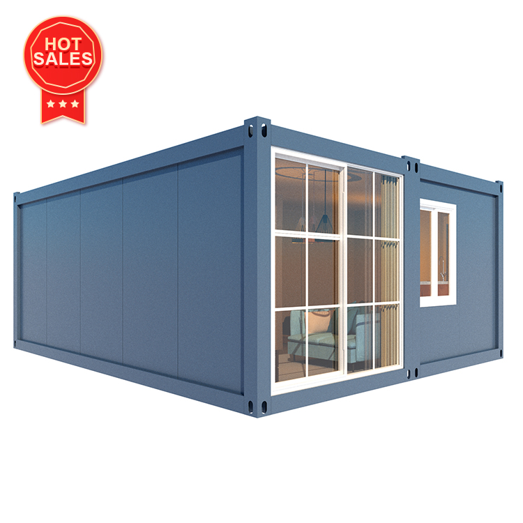 Luxury Light Steel Tiny Prefab House Cabin Modern Gauge Frame Office Prefabricated Small Container Home Villa Architectural
