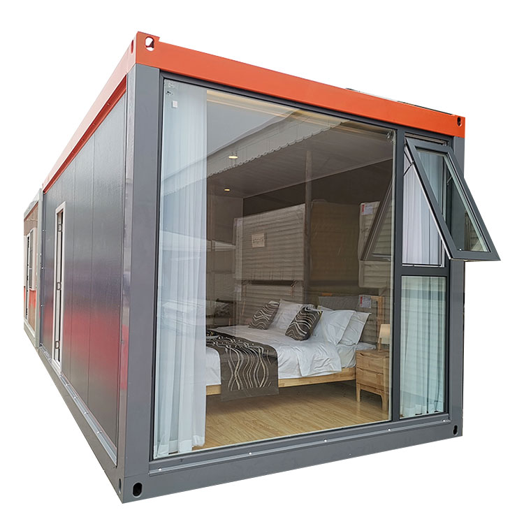 Super Low Cost 2 Containers Prefabricated House Fast Build Light Steel Villa Tiny Prefab House Apartment